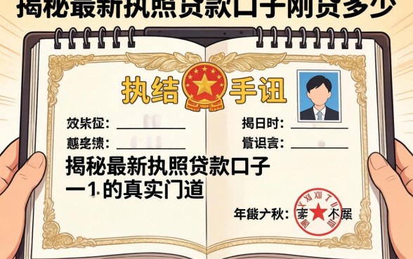 刚办的执照能贷多少？揭秘最新执照贷款口子的真实门道