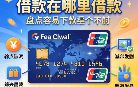 信用卡借款在哪里借款？盘点几个容易下款的渠道