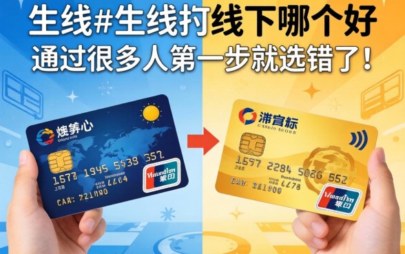 信用卡线上和线下哪个好通过?很多人第一步就选错了