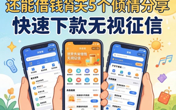 哪里还能借钱,倾情分享5个快速下款无视征信的软件