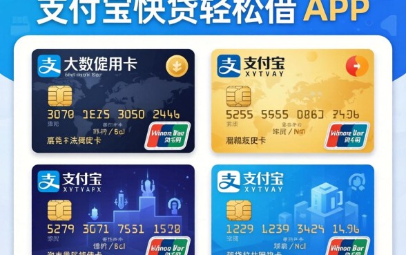 不查大数据信用卡，条列五个支付宝快贷轻松借app