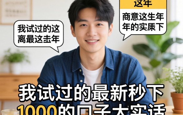 做小生意这些年，我试过的最新秒下1000的口子大实话