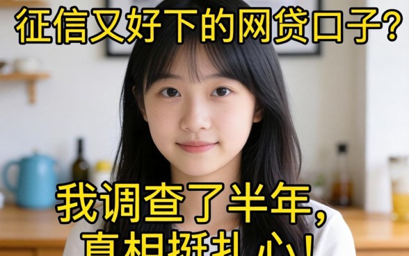 不上征信又好下的网贷口子？我调查了半年，真相挺扎心