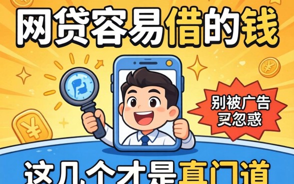 哪个网贷容易借的钱的？别被广告忽悠，这几个才是真门道