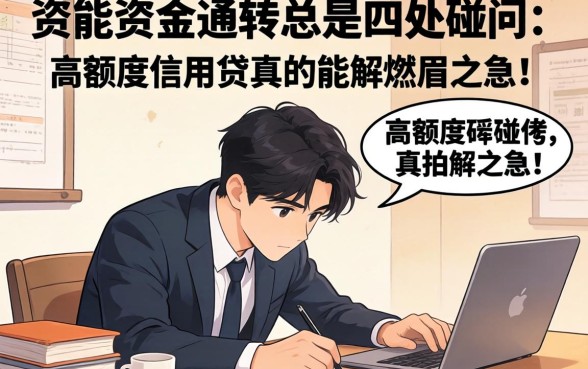 为什么急需资金周转时总是四处碰壁？高额度信用贷真的能解燃眉之急吗？
