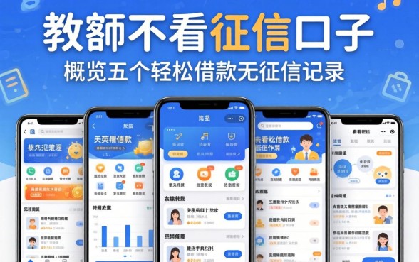 大额不看征信口子，概览五个轻松借款无征信记录的app
