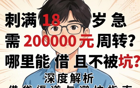 刚满18岁急需2000元周转？哪里能借且不被坑？深度解析借贷渠道与避坑指南