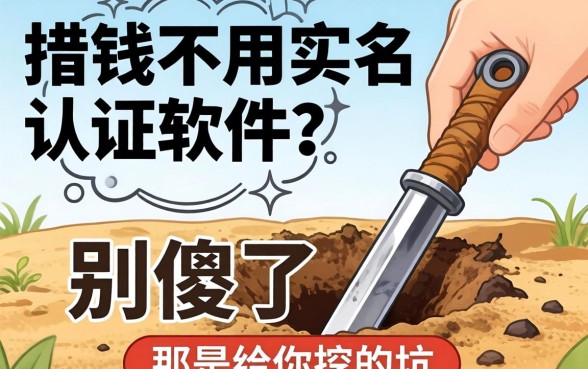 借钱不用实名认证的软件?别傻了,那是给你挖的坑