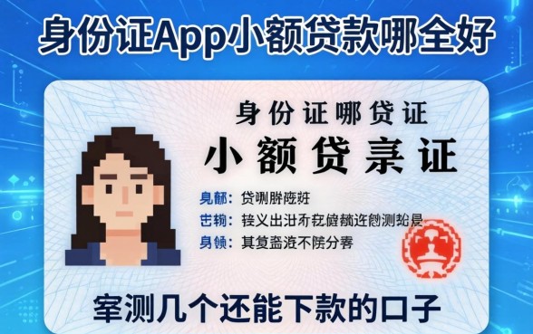 凭身份证app小额贷款哪个好？实测几个还能下款的口子