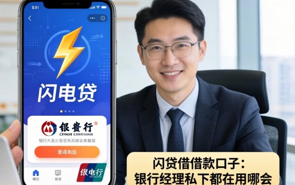 像招行闪电贷app一样的借款口子,银行经理私下都在用哪个?