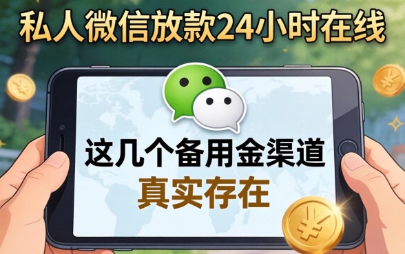 揭秘私人微信放款24小时在线,这几个备用金渠道真实存在