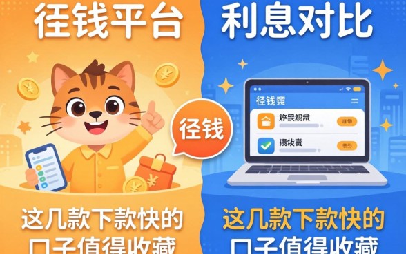 借钱平台利息对比：这几款下款快的口子值得收藏