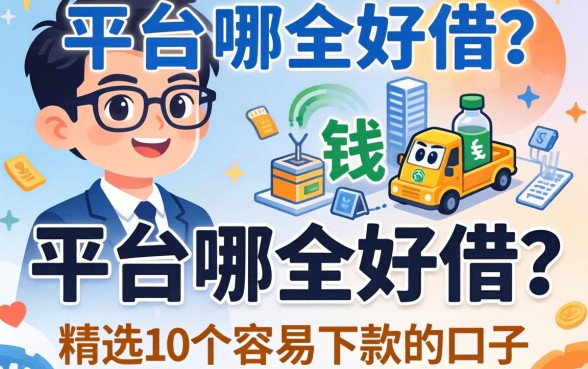 借钱平台哪个好借？精选10个容易下款的口子分享