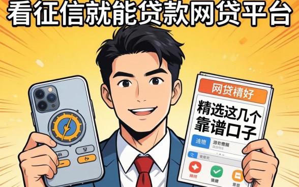 哪有不看征信就能贷款的网贷平台?精选这几个靠谱口子