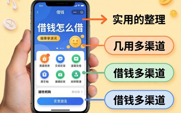 在手机里面借钱怎么借的?整理几个实用的借钱渠道