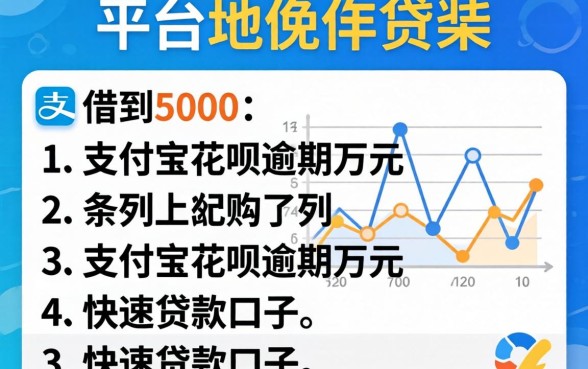 什么平台可以借到5000,条列5个支付宝花呗逾期万元快速贷款口子