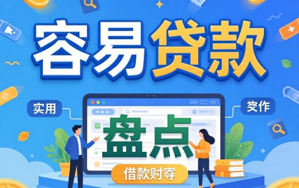 2026哪些软件容易贷款？盘点几个实用的借款渠道