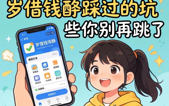 18岁借钱软件有哪些？我踩过的坑你别再跳了