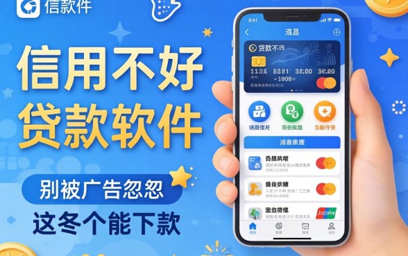 信用不好推荐贷款软件有哪些？别被广告忽悠，这几个能下款