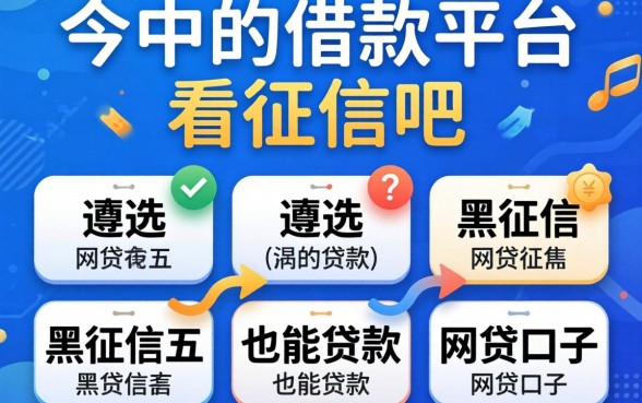 一千以内的借款平台不看征信吧，遴选五个黑征信也能贷款的网贷口子