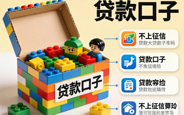 像积木盒子一样的贷款口子,详尽说明五个不上征信的贷款软件