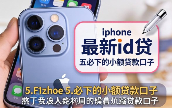 2026年iphone最新id贷,细致阐述五个必下的小额贷款口子