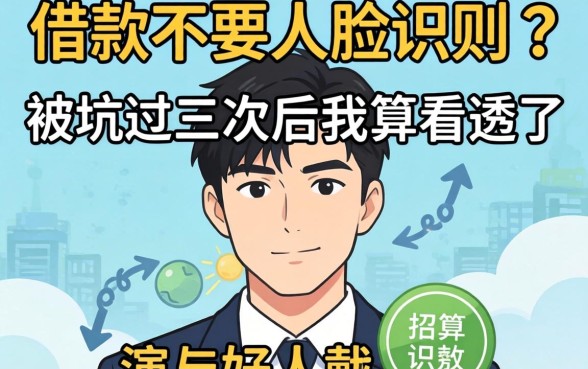 什么借款不要人脸识别的？被坑过三次后我算看透了