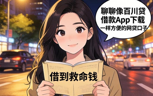 半夜借到救命钱:聊聊像百川贷借款app下载一样方便的网贷口子