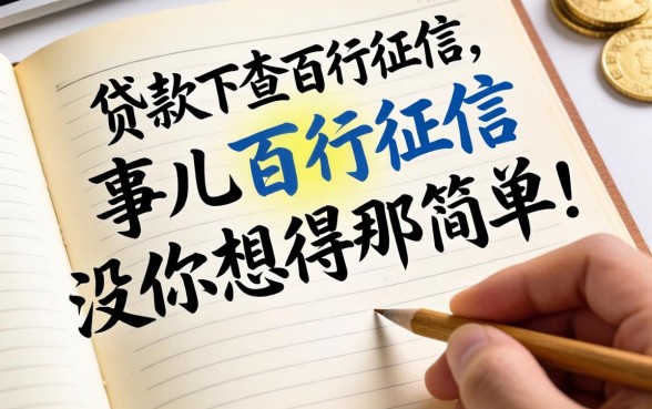 哪个贷款不查百行征信？这事儿没你想得那么简单