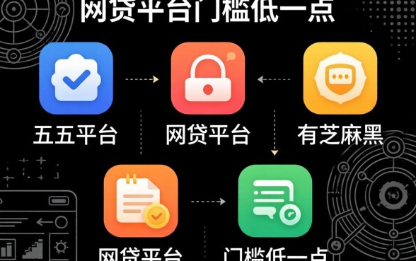 不查芝麻分的黑，规整五个网贷平台门槛低一点的平台