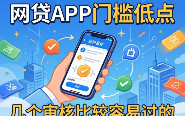 哪款网贷app门槛低点的？整理了几个审核比较容易过的