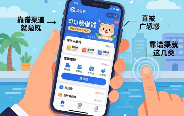 哪个应用可以直接借钱？别被广告忽悠，靠谱渠道就这几类