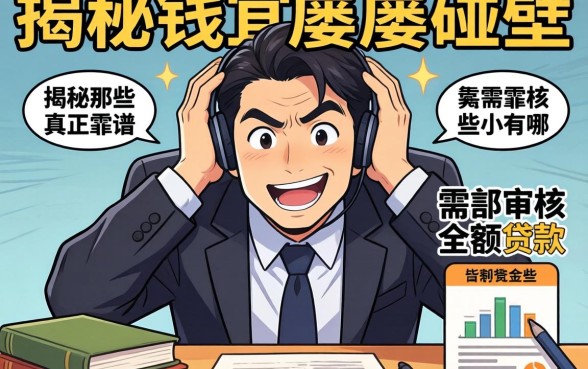 急需用钱却屡屡碰壁？揭秘那些真正靠谱的需审核的小额贷款有哪些，助你告别资金焦虑