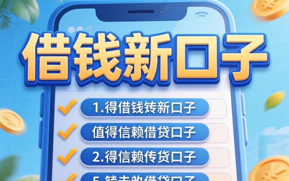2026年借钱新口子，概括五个值得信赖的借贷口子