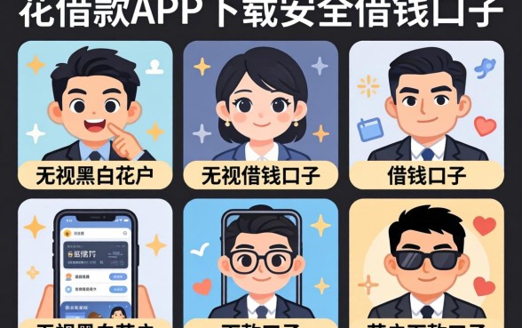 像拿去花借款app下载一样安全的借钱口子，细致阐述五个无视黑白花户的下款口子