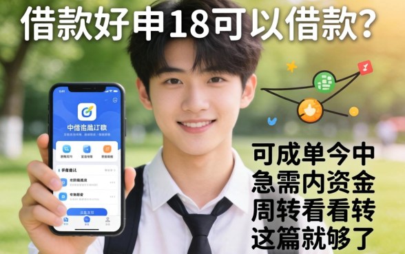 哪些借款软件18可以借款？刚成年急需资金周转看这篇就够了