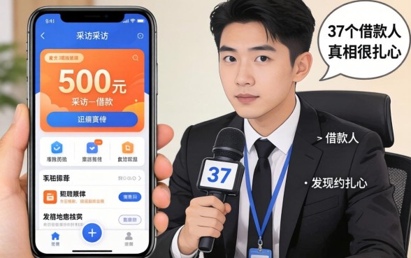 可以借500元借款的软件：我采访了37个借款人，发现真相很扎心