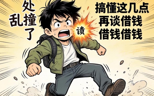 别到处乱撞了，搞懂这几点再谈借钱借钱借钱