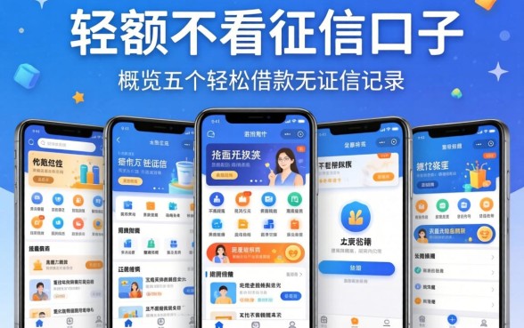 大额不看征信口子，概览五个轻松借款无征信记录的app