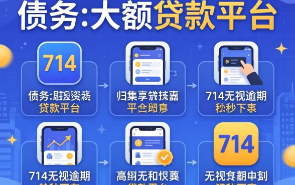 不看债务的大额贷款平台有哪些，归集五个714无视逾期秒下的app