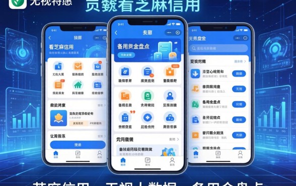 哪个贷款软件不看芝麻信用？无视大数据的备用金盘点