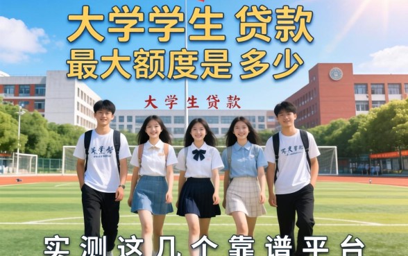 大学生贷款最大额度是多少？实测这几个靠谱平台