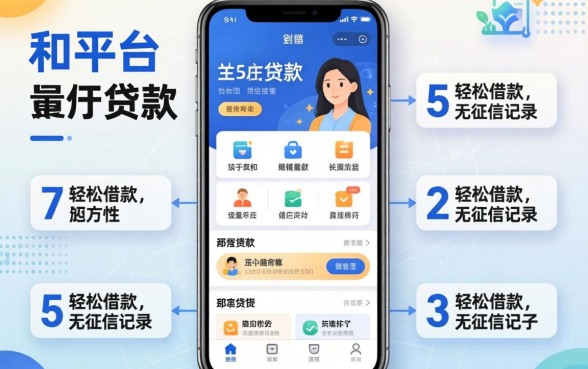 不用平台的贷款app，概括5个轻松借款无征信记录的口子