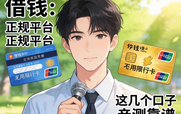 刚满18可以借钱的正规平台不用银行卡，这几个口子亲测靠谱