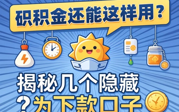 公积金还能这样用？揭秘几个隐藏的下款口子