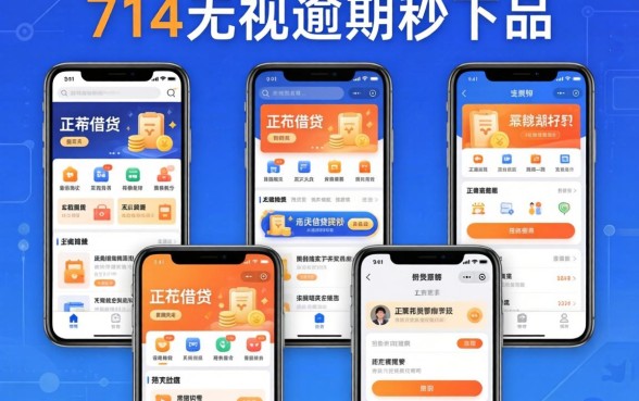五款正规借钱软件,细致阐述五个714无视逾期秒下的平台