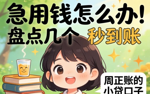周末急用钱怎么办？盘点几个秒到账的小贷口子