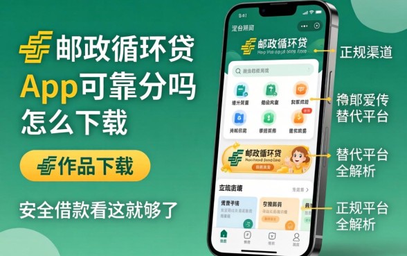 中邮循环贷app可靠吗怎么下载?正规渠道与替代平台全解析,安全借款看这就够了
