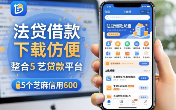 像快贷借款app下载一样方便的借款平台,整合5个芝麻信用600贷款平台