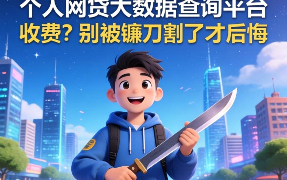 个人网贷大数据查询平台不收费?别被镰刀割了才后悔